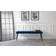 Julian Bowen Luxe Blue Settee Bench 140x47cm
