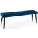 Julian Bowen Luxe Blue Settee Bench 140x47cm