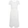 Yours Dobby Tie Front Maxi Dress - White