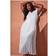 Yours Dobby Tie Front Maxi Dress - White