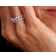 Pandora Pave Cuban Chain Ring - Silver/Transparent