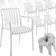 tectake Garden Chairs Alcudia Weather Resistant Set of 6