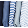 H&M Gul 5-Pack Trunks - Blå/Randig