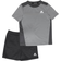 Montirex Infant Pace T-shirt Short Set - Platinum Grey/Jet Grey/Black Marl