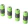 VHBW 4 x 2/3 AAA-batteri 400 mAh 1.2 V