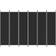 vidaXL 350193 Black Romavdeler 300x200cm