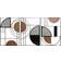 Home ESPRIT Urban Black/Natural Wall Decor 40x60cm 3pcs