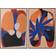 Home ESPRIT Urban Multicolor Wall Decor 80x120cm 2pcs