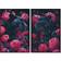 Home ESPRIT Velvet Black/Pink Wall Decor 83x123cm 2pcs