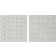Home ESPRIT Modern White Vægdekorationer 80x80cm 2stk