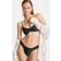Tala Underwired Gathered Bikini Top - Black