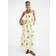 River Island Gul Blommig Maxikjol Del Av Set