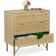Relaxdays Kommode Light Brown Chest of Drawer 80x80cm