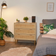 Relaxdays Kommode Light Brown Kommode 80x80cm