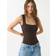Stradivarius Brun Body Med Fyrkantig Ringning Polyamid