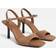 Stradivarius Leather High-Heel Sandals - Brown