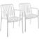 tectake Garden Chairs Alcudia Weather Resistant Set of 2 Garden Dining Chair