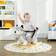 Homcom Baby Rocking Horse Husky-Shaped Plush Wooden Child Rocking Animal