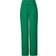 Cecil Damen Wide Leg Musselin Hose - Grasgrün