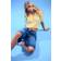 PixieGirl Womens Petite Knitted Gingham Cardigan - Yellow
