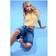 PixieGirl Womens Petite Knitted Gingham Cardigan - Yellow