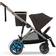 Cybex e-Gazelle S Sittvagn Taupe/Chocolate Brown