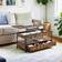 Vasagle Lift Top with Storage Drawers Coffee Table