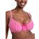 Curvy Kate Holiday Check Scooped Balcony Bikini Top - Raspberry Pink