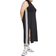 adidas Women's Essentials 3-Stripes Long Racerback Dress Plus Size - Black/White