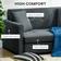 Homcom Convertible Dark Grey Sofa 152cm 2 Seater