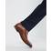 River Island Mens Brown Leather Derby Brogue Shoes - 6