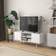 Homcom Cabinet White TV Bench 120x50cm