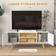 Homcom Cabinet White TV Bench 120x50cm
