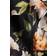 H&M Peplum Top - Black/Floral