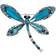 Jon Richard Dragonfly Brooch - Silver
