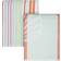 Mainstays Scallops & Stripes Bath Towel Pink (147.3x71.1cm)