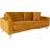 House Nordic Lido Mustard Yellow Sofa 180cm 2,5 personers