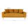 House Nordic Lido Mustard Yellow Sofa 180cm 2,5 personers