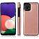 Nkobee Stylish Case With Card Holder for Galaxy A22 5G Rose Gold