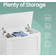 Temu Entryway White Storage Bench 76x48cm