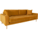 House Nordic Lido Mustard Yellow Sofa 210cm 3 Seater