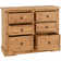SECONIQUE Corona Distressed Waxed Pine Chest of Drawer 133x104.5cm