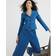 River Island Womens V-Neck Blazer - Blue Denim
