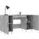 vidaXL 829544 Concrete Grey Writing Desk 50x140cm