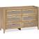 Julian Bowen Sydney Natural Oak Chest of Drawer 120x75cm