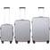 Cavalet Rhodos Suitcase 3 delar - Silver