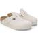 Birkenstock Boston Suede Leather - Antique White