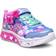 Skechers Girls Flutter Heart Lights Blurred Love - Rosa