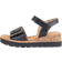 Gabor Shout Wedge Heel Sandals - Black
