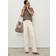 Mango Catherin Culotte High-Rise Jeans - Off White